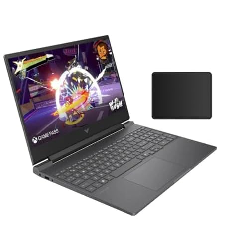 HP Victus 15.6″ 144Hz Full HD Gaming Laptop | AMD Ryzen 7 7445HS |NVIDIA GeForce RTX 4050|Copilot |Backlit| 16GB RAM DDR5 | 512GB SSD |Mica Silver |Windows 11 Home |Bundle with Mouse Pad