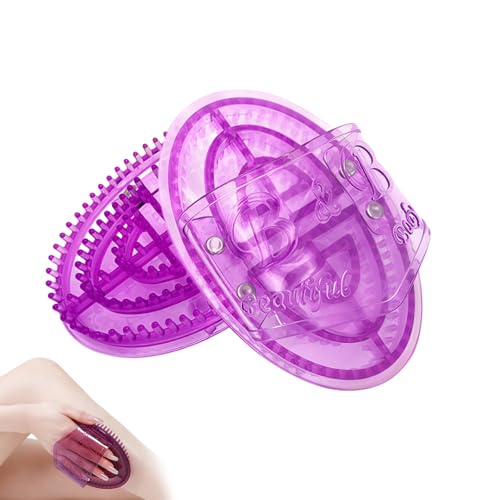 2Pcs Meridian Massage Brush Meridian Brush Massage Body Brush Full Body Relaxation Ideal for Beauty Salon SPA UsePurple