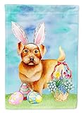 waterside norfolk hotels Pesado Tejido Material Caroline Tesoros del ck1376chf Norfolk Terrier Conejo de Pascua Decorativo Lienzo tamaño de la Bandera de la al Aire Libre, casa, Multicolor
