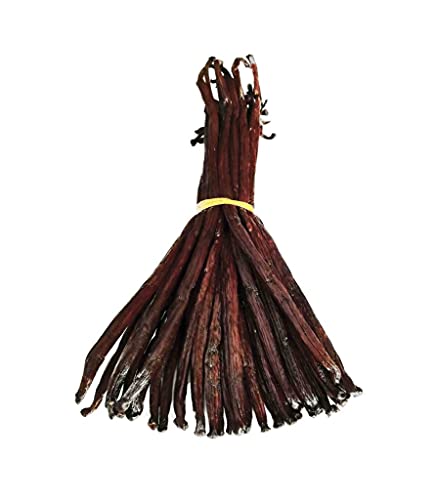 Gousses de Vanille Bourbon de Madagascar - 10 Gousses de Vanille Gourmet 14 à 15 cm