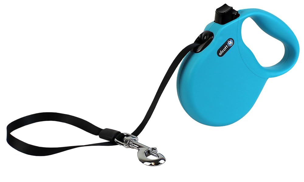 Alcott Wanderer Retractable Leash, Large, Blue