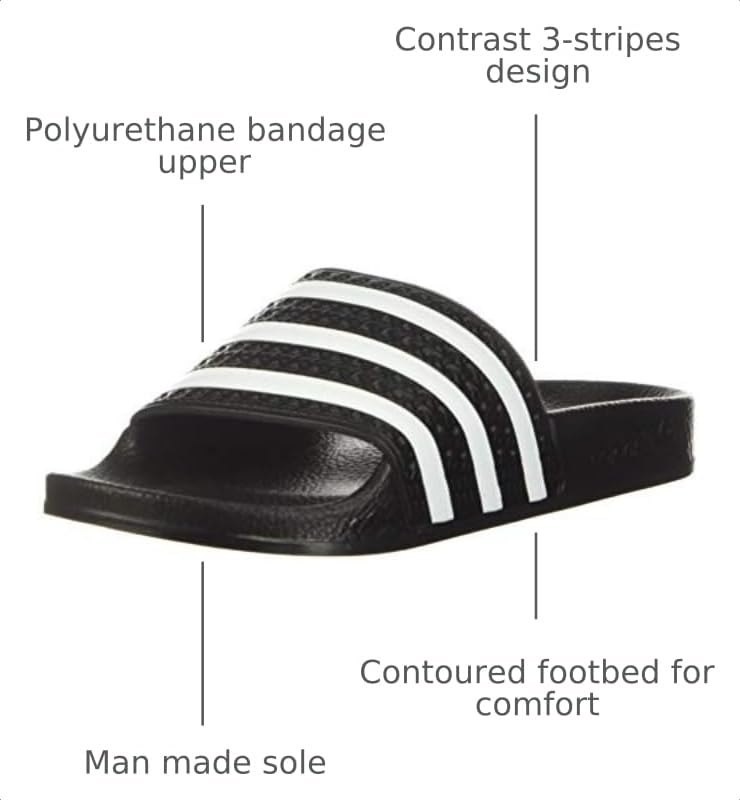 Image of adidas Kids' Adilette Slide Sandals