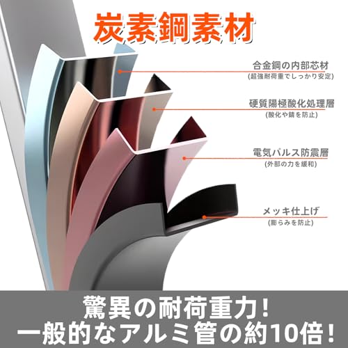 ZenVision 脚立 7段 折りたたみ 踏み台 ステップ台 梯子 ブラック ステップスツール はしご 工具置き付き 手すり付き 滑り止め付き 軽量 耐荷重 スチール製 省スペース 室内 屋外 掃除 おしゃれ の商品画像 7