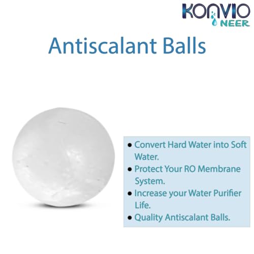 Image of Konvio Neer Pre Filter Kit for All RO Water Purifiers with 2 Spun Candles & Antiscalant Solid Balls (10 Pcs) - White