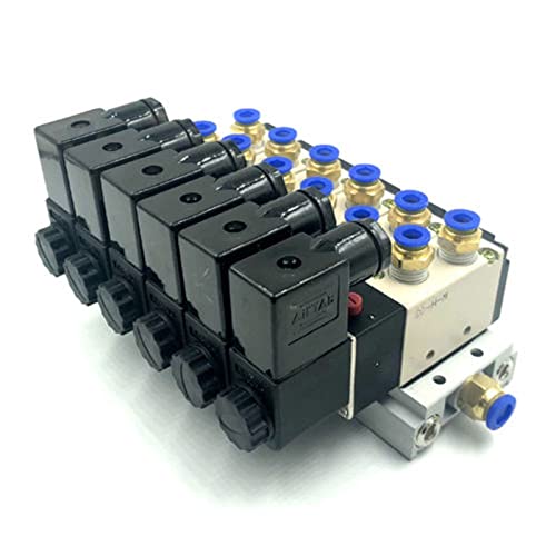 Électrovanne pneumatique 4V210-08 DC 24V pour automatisme d'atelier - 5