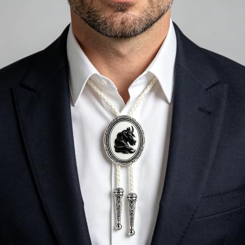 Image of Jeilwiy Bolo Tie for Men, Western Bolero Tie Cowboy Ties Native American Cowgirl Bolo Tie Accessories for Men Women