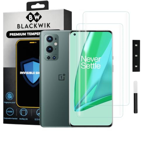 Image of Blackwik UV Curved Tempered Glass for OnePlus 9 Pro | 2-Pack