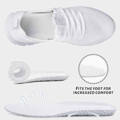 Image of Running Shoes Women Sneakers Tennis Non Slip Walking Gym Workout | Slip on Athletic Breathable Work Comfortable Fashion light Sport Casual jogging hiking Shoe