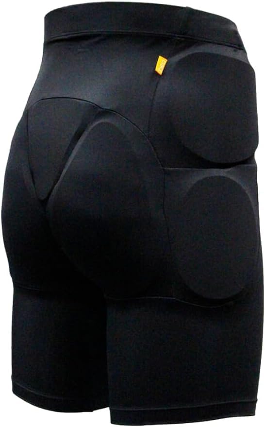 Aegis Defender Protective Padded Shorts for Snowboard, Skate, Ski, and Bike, 3D Protection for Hip, Butt, Thigh and Tailbone Featuring D3O (XX-Small) Black - Image 3