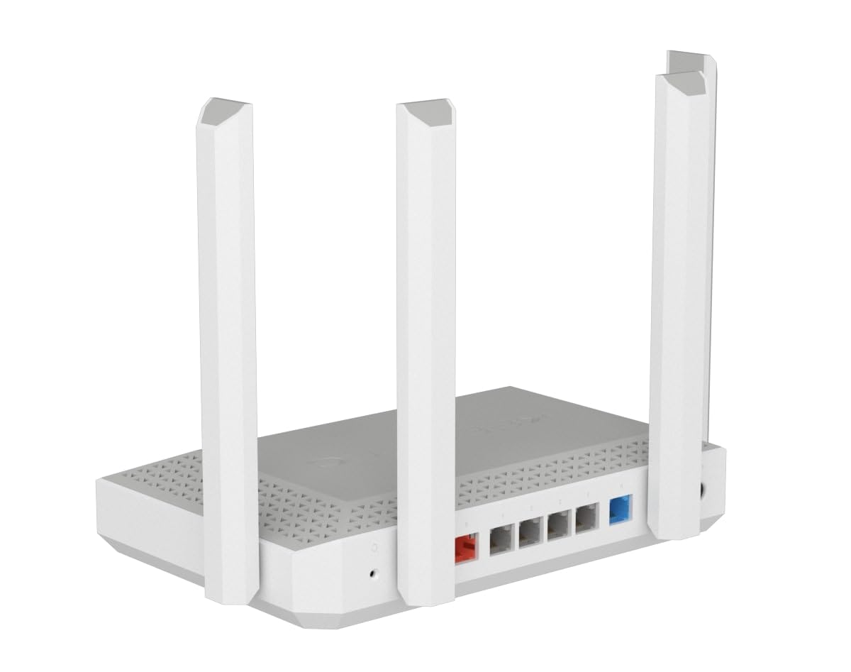 Keenetic Titan (KN-1812) Router multigigabit Wi-Fi 7 Mesh BE7200 con un Smart Switch 1x10G, 1x2,5G y 4x1G, Puertos USB 3.2 y USB 2.0 multifunción