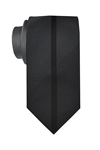 Cravate en pure soie anti-pli Remo Sartori italienne gris fumé pour costume toujours impeccable