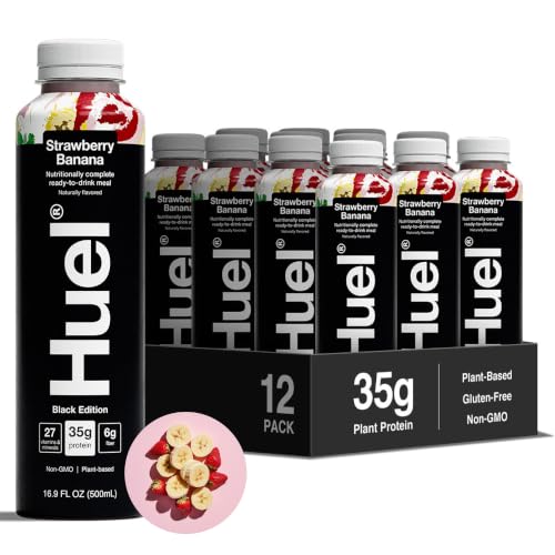 Huel Black Edition Ready-to-Drink | Meal Replacement Protein Shake | Vegan