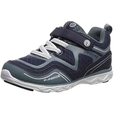 pediped Boys' Force First Walker Shoe, Navy, 4-4.5 M US Toddler Cover