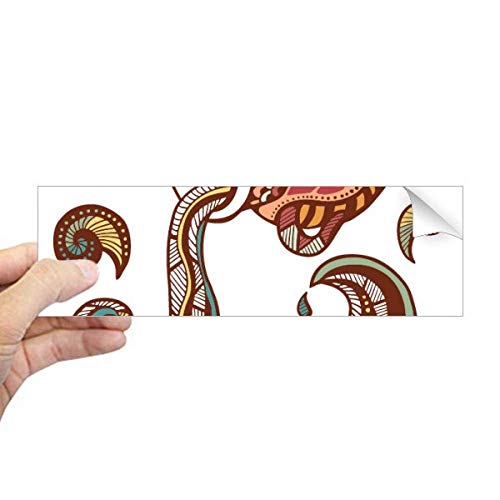 Adhesivo rectangular Aquarius Constellation Zodiac para decorar el parachoques del coche