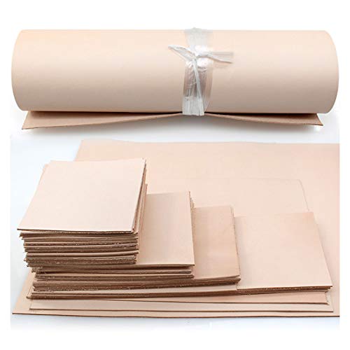 Bewerking Leer Vierkant 1,5 mm dik Vegetarisch gelooid leer Afgewerkt volnerf Koeienhuid Leer Ambachten Naaien… - Afbeelding 4