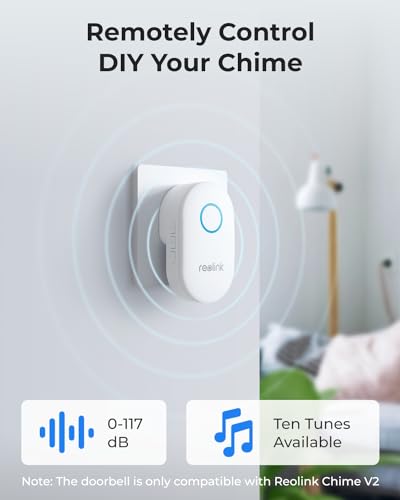 reolink 2k video doorbell wi-fi camera with chime 34 head-to-toe view 180view 524 ghz wi-fi 2-way talk personpackage detection waterproof smart alerts works nvrwired