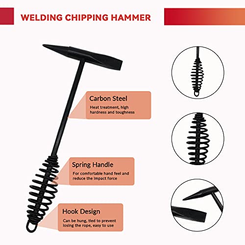 Welding Tool Kits Slag Removal Tool With Scratch Wire Brush Welding Chipping Hammer Slag Removal Brush Tool Welding Gloves Welding Plier #TOP6