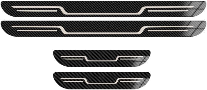 Protectores de umbral Skoda Kamiq 2019-2025 que evitan arañazos en las puertas de tu coche