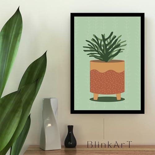 Image of BLINKART Trendy Abstract Wall Art Painting Print Design | Aesthetic Wall Decor Photo Artwork Frame Decoration Hanging For Home Bedroom Living Room Office Wall Decor | T046 | 13x10 Inches