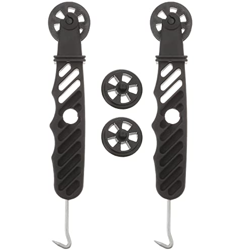 Window Screen 2pcs Portable Screen Repair Tool Spline Roller with Hook and Wheels Spline Roller for Installing Window
