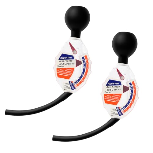 YGDMD 2PCS Professional Antifreeze Tester Automotive,Accurate Antifreeze Coolant Tester for Understanding The State of Coolant,Dial Type Anti Freeze Checker Universal Car Tool (2PCS)