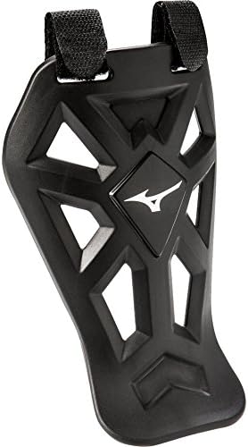 Mizuno Catcher's Helmet Throat Guard, Black
