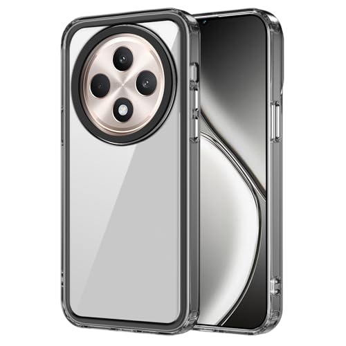 �P�[�X �Ή��@�� for Oppo Reno12 FS 4G/5G,�Ή��@�� for Oppo Reno12 F 5G CPH2637 / Reno12F 4G CPH2687 �����h�~�J�����ی씼�����y�A�N����+PC+TPU�zBlack