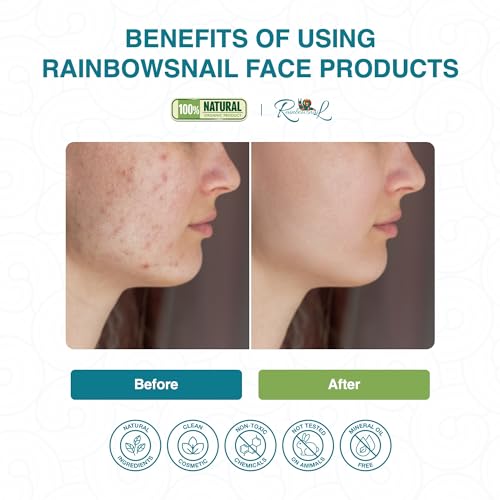 RainbowSnail - 5 in 1 Snail Mucin Skincare Set - Snail Skincare Set, Skincare Set Gift, Snail Moisturiser Face Women, Korean Skincare, Gift For Her, Sunscreen, SPF30, Eczema - Image 5