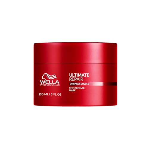 Wella Professionals Ultimate Repair tiefenwirksame Haarmaske – Haarpflege für kaputtes Haar mit AHA und Omega 9 – reparierende Haarkur für strapaziertes Haar – 150 ml Wella Professionals Ultimate Repair tiefenwirksame Haarmaske – Haarpflege für kaputtes Haar mit AHA und Omega 9 – reparierende Haarkur für strapaziertes Haar – 150 ml