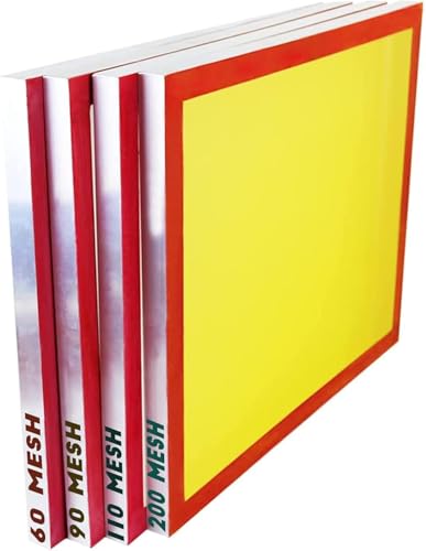 Dry Sift Screen Set (20 x 24) Aluminum Frame 4 Mesh Sizes - 60 90 110 200 (Micron Equiv. 250 165 149 75)