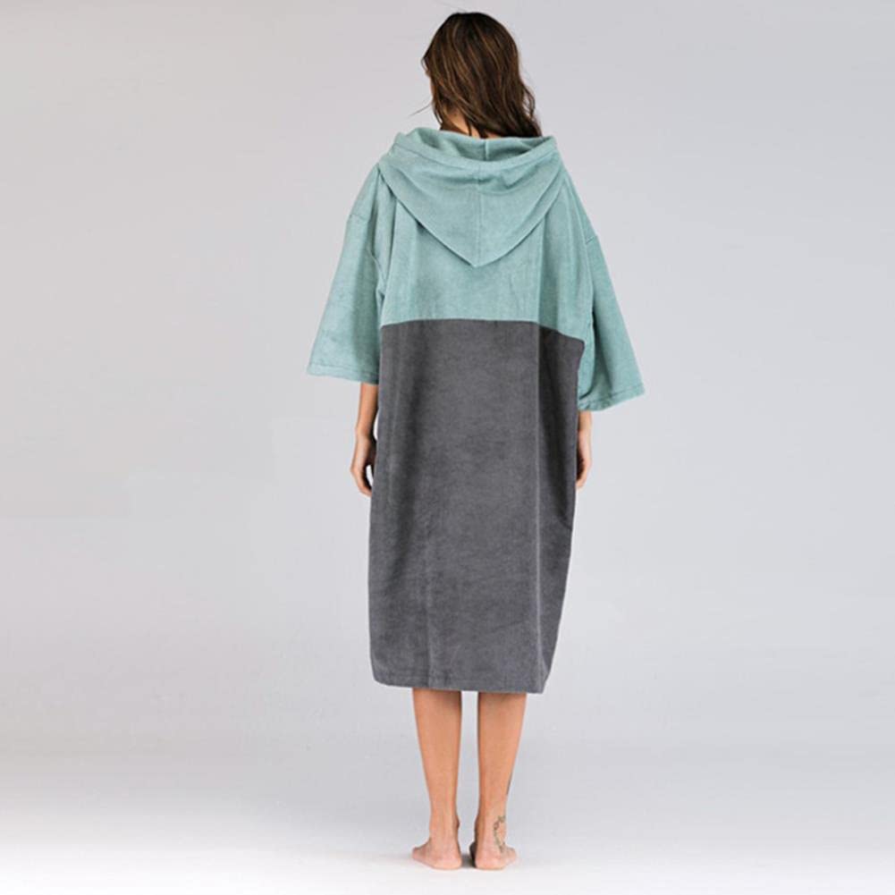 Accappatoio Unisex Terry Poncho Accappatoio Asciugamano Asciugamano Asciugamano Mano Asciugamano Beach Wetsuit Bath Robe Poncho Cappa Asciugamani per Immersioni in Kayak