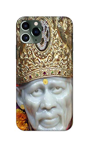 Image of PRINTFIDAA Sai Baba Lord Shiridi Great God Hinduism Hindu Religious Printed Designer Hard Case for Apple iPhone 11 Pro (5.8 inch), A2215, A2160, A2217 Back Cover -(e) RPM1005