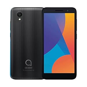 Alcatel 1 (2021) – Smartphone 16GB, 1GB RAM, single Sim, Volcano Black