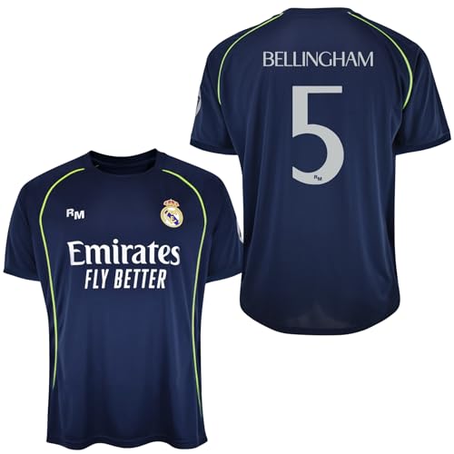 Real Madrid Camiseta Adulto 2a equipación 25-26 - Réplica Oficial Bellingham