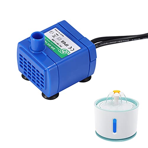 Filtro silencioso para fuentes de agua automáticas para perros y gatos miniatura 6