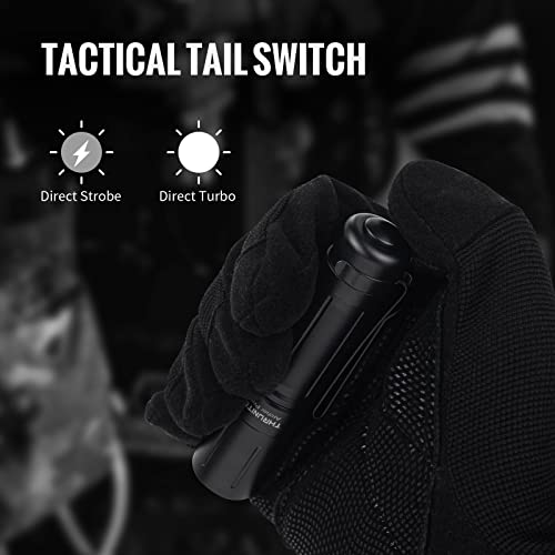 Thrunite Edc Flashlight Archer Pro, 1022 High Lumens Tail Switch Led Flashlight, Usb C Rechargeable Little Pocket Penlight For Camping, Outdoor, And Emergency - Cool White #TOP1