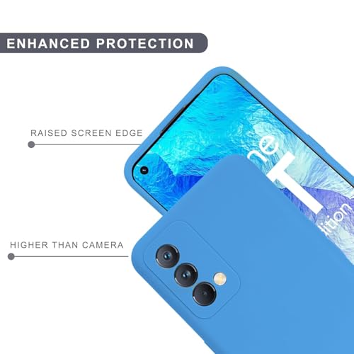 Image of SPRIG Compatible with Realme Gt Master Edition Premium SilkTone (Liquid Silicone) Back Cover Drop Tested Shock Proof Mobile Case for Men, Women, Boys and Girls with Camera Protection (Denim Blue)