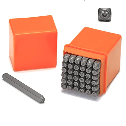 MULSAME 37 Pcs Metal Stamping Kit with 1/8