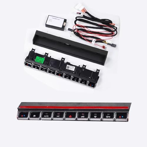 Jetour T2 20232025 Physical Buttons Kit All vairants easy installation Plug & Play No Cutting/No Drilling Button Switch Panel + Harness + Module