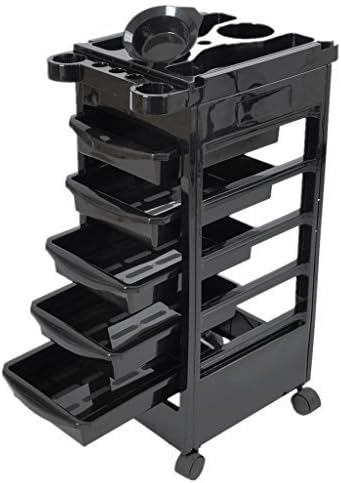 Salon Trolley Hairdresser Barber Beauty Storage Hair Drawers Spa Roller Cart