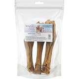 Wild & Fein Lammhaxn - 3 Stück - natürlicher Kausnack für Hunde