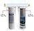 External RV Dual Water Replacement Filters for RVs Boats Motor Homes Marines,Maximize Water Quality