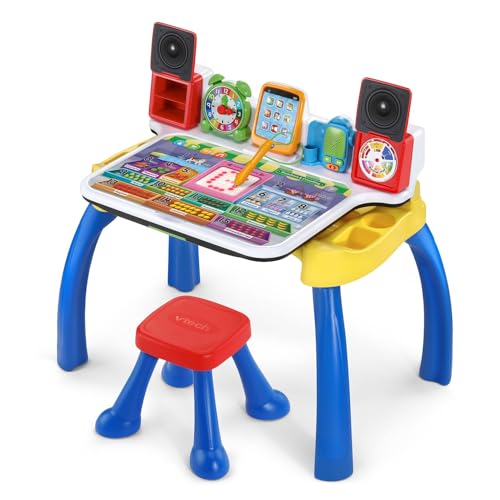 VTech Explore and Write Deluxe Activity Desk (Frustration Free Packaging) Blue