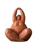 【PREMIUM QUALITÄT】26cm Höhe and 20cm Breite. The frau figur decor ist aus Feinstes Polyresin.100% AZO bleifreier und Ungiftige Farbe,Es ist sicher für Kinder und Studenten.