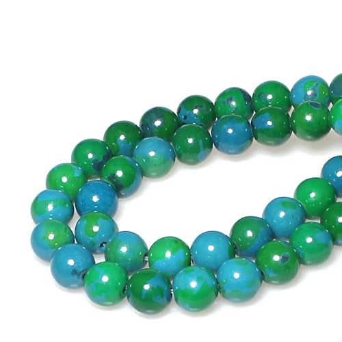MJDCB Round Stone Beads 10mm Phoenix Stone Loose Gemstone Beads for Jewelry Making Bracelet Necklace 35pcs - Image 3