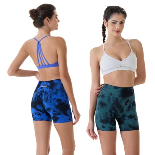 Image of AUROLA Dream Collection Women Workout Shorts High Waist Gym Shorts, Scrunch Butt Seamless Athletic Shorts