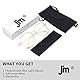 JM Photochrom Blaues Licht blockierende Computerbrille, Quadratisch Augenschutz Metallbrillen Anti Glare Männer Frauen Grau