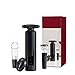 Cavatappi per Vino Set Regalo, Set Regalo con Tappi per Vino,Cavatappi Senza Filo, Pompa per Vino Pompa a Vuoto, Pompa per Vino Ricaricabile, per Gli Amanti Del Vino