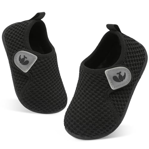 Image of FEETCITY Toddler Walking Shoes Slip On Toddler Shoes Boys Girls Kids Sports Sneakers Casual School Shoes Barefoot Shoes