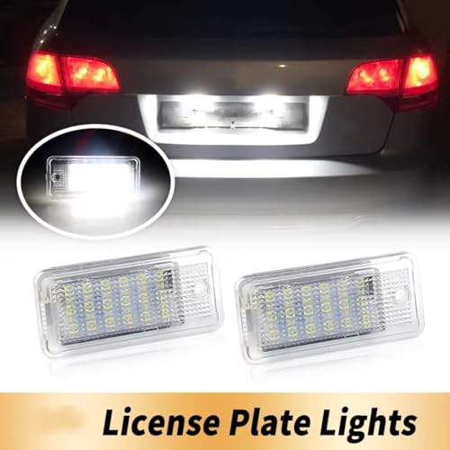 Lámpara de matrícula para coche compatible con sistemas de iluminación Audi 3